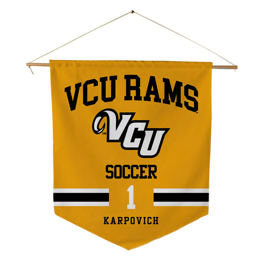 VCU - NCAA Women's Soccer : Allison Karpovich - Pennant - 18" x 21"-0
