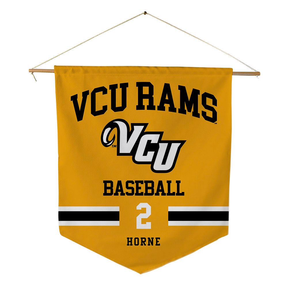 VCU - NCAA Baseball : Brendan Horne - Pennant - 18" x 21"-0