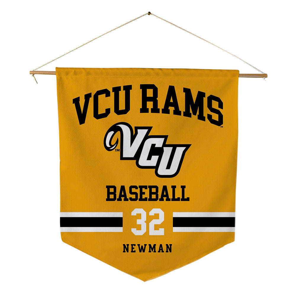 VCU - NCAA Baseball : Dawson Newman - Pennant - 18" x 21"-0