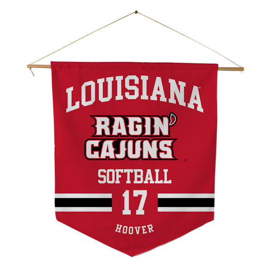 Louisiana - NCAA Softball : Sage Hoover - Pennant - 18" x 21"-0