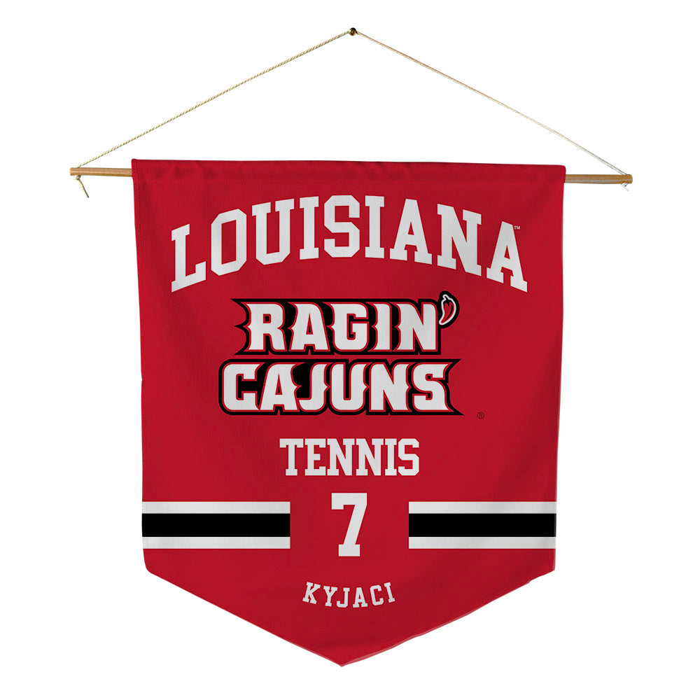 Louisiana - NCAA Men's Tennis : Samuel Kyjaci - Pennant - 18" x 21"-0