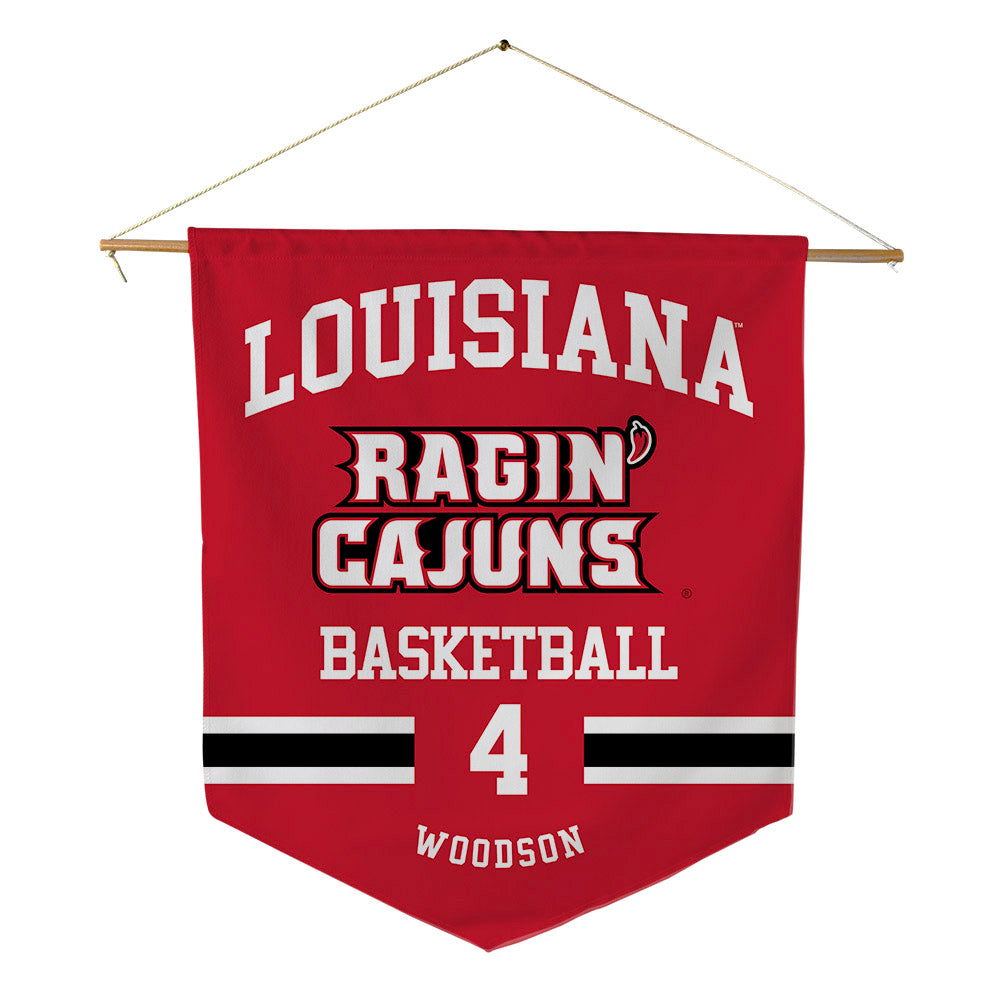 Louisiana - NCAA Men's Basketball : Dariyus Woodson - Pennant - 18" x 21"-0