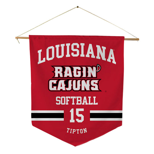 Louisiana - NCAA Softball : Julianne Tipton - Pennant - 18" x 21"-0