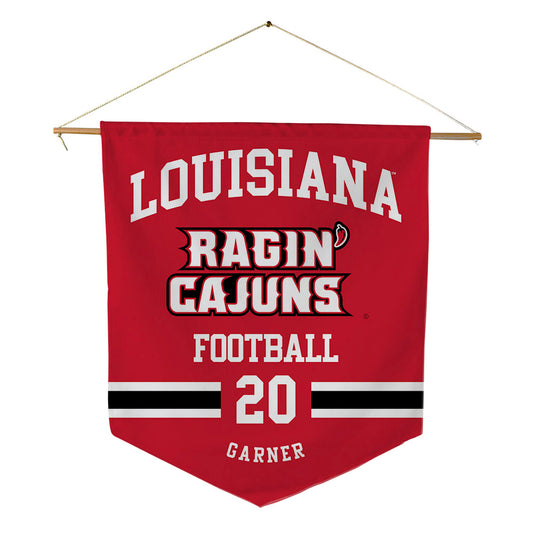 Louisiana - NCAA Football : Jj Garner - Pennant - 18" x 21"-0