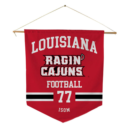 Louisiana - NCAA Football : Jakoby Isom - Pennant - 18" x 21"-0
