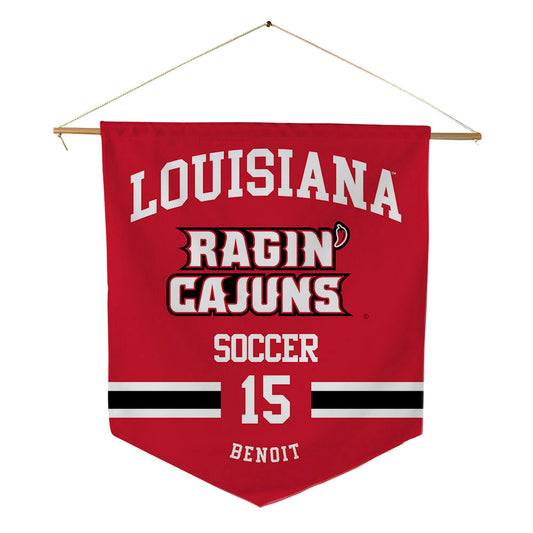 Louisiana - NCAA Women's Soccer : Lanie Benoit - Pennant - 18" x 21"-0