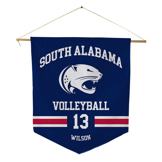 South Alabama - NCAA Women's Volleyball : Bri Wilson - Pennant - 18" x 21"-0