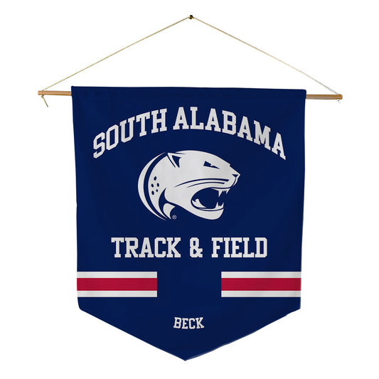 South Alabama - NCAA Men's Track & Field : Dallas Beck - Pennant - 18" x 21"-0
