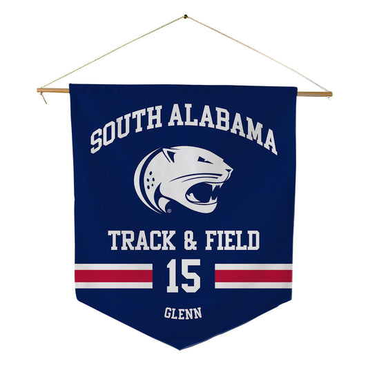 South Alabama - NCAA Men's Track & Field : Javon Glenn - Pennant - 18" x 21"-0