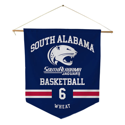 South Alabama - NCAA Men's Basketball : Jj Wheat - Pennant - 18" x 21"-0