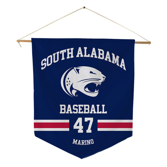 South Alabama - NCAA Baseball : Anthony Marino - Pennant - 18" x 21"-0