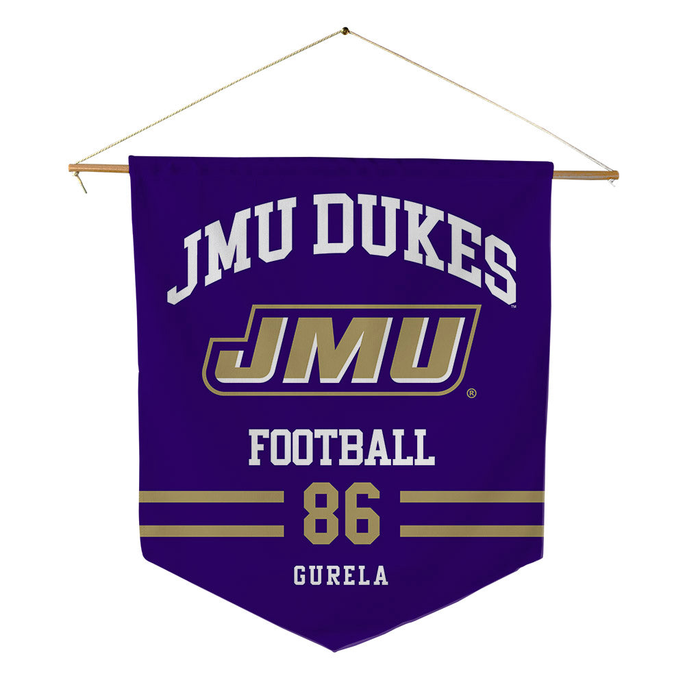 JMU - NCAA Football : Ethan Gurela - Pennant - 18" x 21"-0