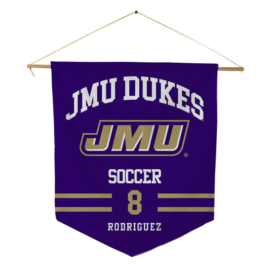 JMU - NCAA Men's Soccer : Zemi Rodriguez - Pennant - 18" x 21"-0