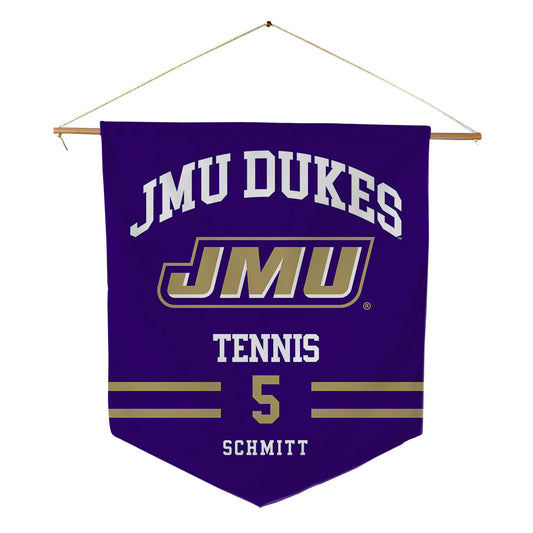 JMU - NCAA Men's Tennis : Aurelien Schmitt - Pennant - 18" x 21"-0
