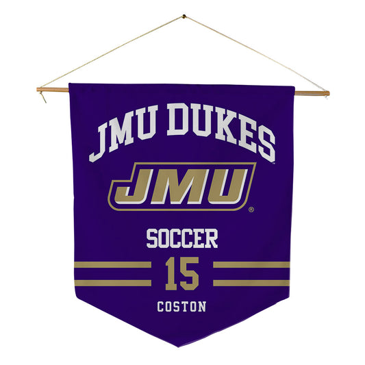 JMU - NCAA Women's Soccer : Bailey Coston - Pennant - 18" x 21"-0