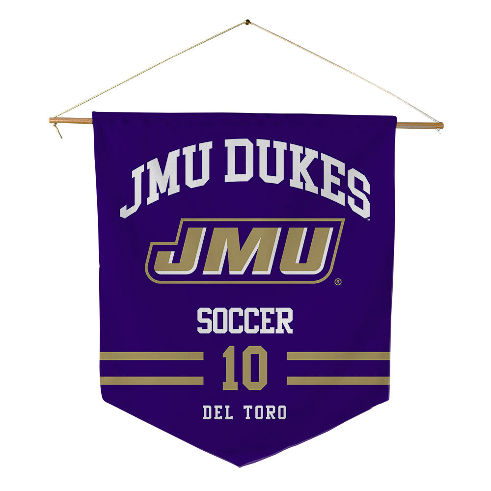 JMU - NCAA Women's Soccer : Olivia Del Toro - Pennant - 18" x 21"-0
