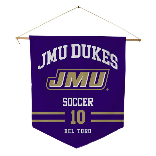 JMU - NCAA Women's Soccer : Olivia Del Toro - Pennant - 18" x 21"-0