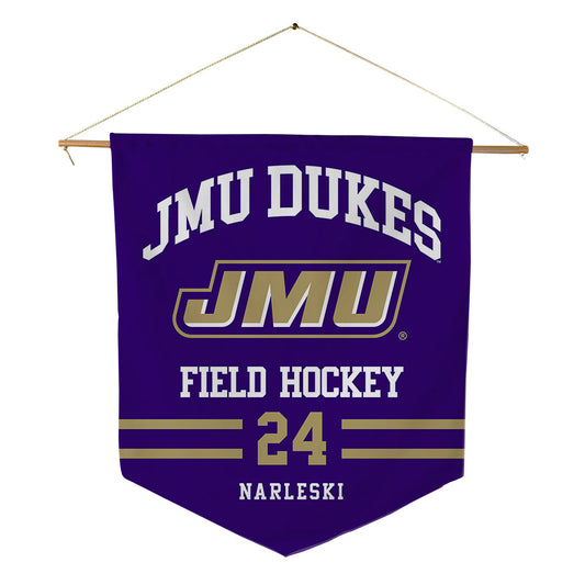 JMU - NCAA Women's Field Hockey : Julie Narleski - Pennant - 18" x 21"-0