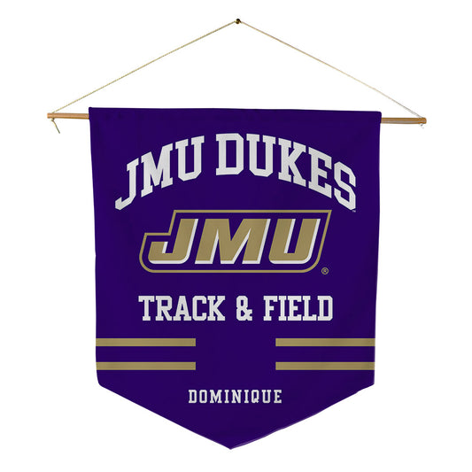 JMU - NCAA Women's Track & Field : Nina Dominique - Pennant - 18" x 21"-0