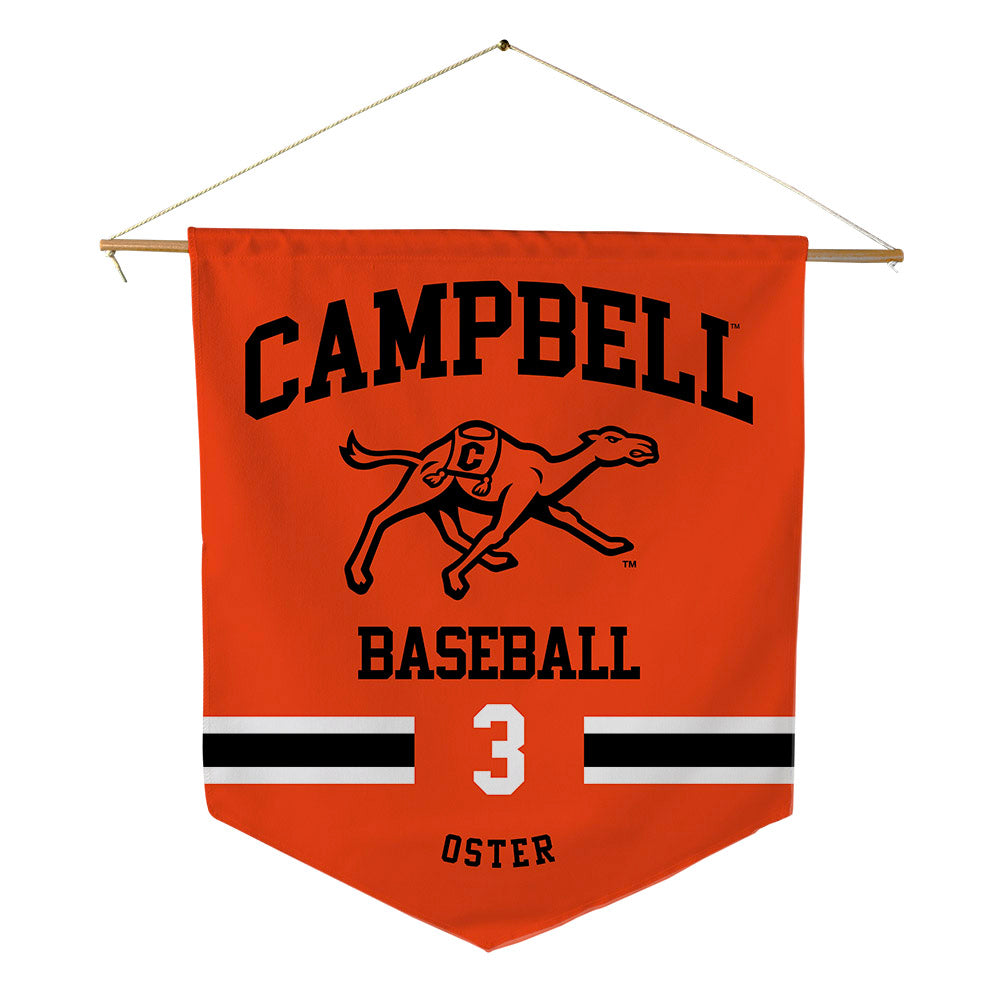 Campbell - NCAA Baseball : Jonah Oster - Pennant - 18" x 21"-0
