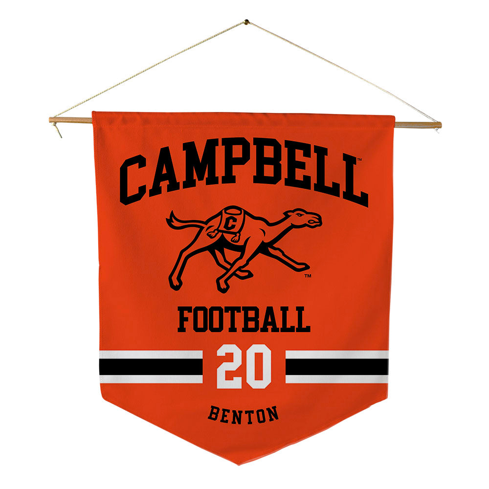 Campbell - NCAA Football : AJ Benton - Pennant - 18" x 21"-0