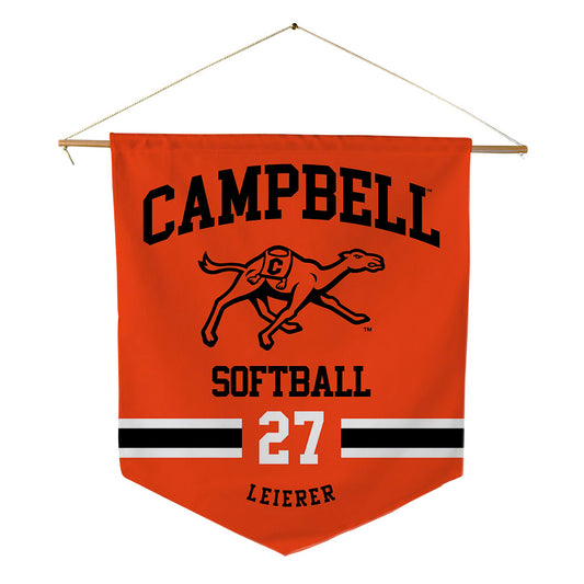 Campbell - NCAA Softball : Hannah Leierer - Pennant - 18" x 21"-0
