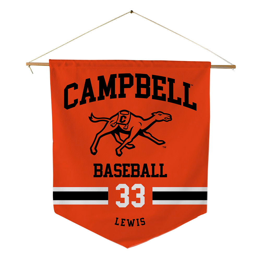 Campbell - NCAA Baseball : Harrison Lewis - Pennant - 18" x 21"-0