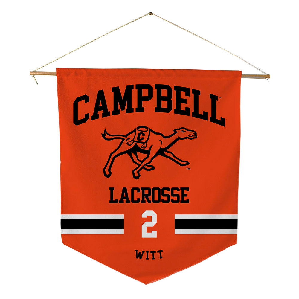 Campbell - NCAA Women's Lacrosse : Claire Witt - Pennant - 18" x 21"-0