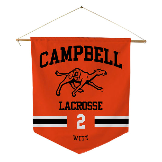 Campbell - NCAA Women's Lacrosse : Claire Witt - Pennant - 18" x 21"-0