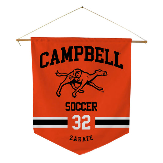 Campbell - NCAA Men's Soccer : Gabe Zarate - Pennant - 18" x 21"-0
