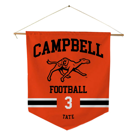 Campbell - NCAA Football : Barry Tate - Pennant - 18" x 21"-0