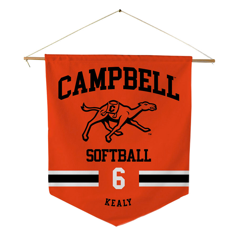 Campbell - NCAA Softball : Grace Kealy - Pennant - 18" x 21"-0