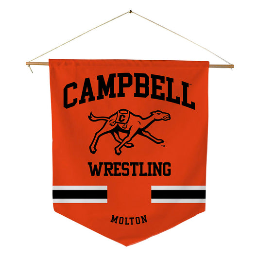 Campbell - NCAA Wrestling : Anthony Molton - Pennant - 18" x 21"-0