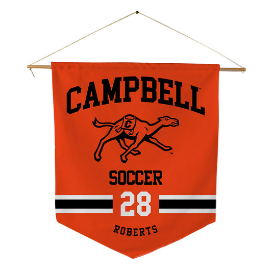 Campbell - NCAA Men's Soccer : Ethan Roberts - Pennant - 18" x 21"-0