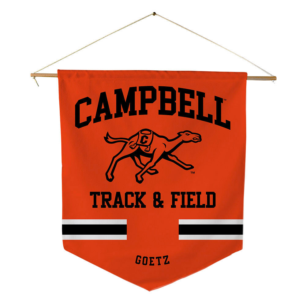 Campbell - NCAA Men's Track & Field : Andrew Goetz - Pennant - 18" x 21"-0