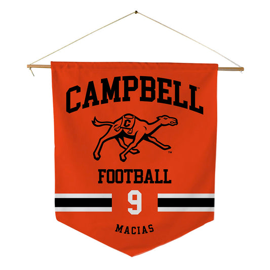Campbell - NCAA Football : Raymond Macias - Pennant - 18" x 21"-0