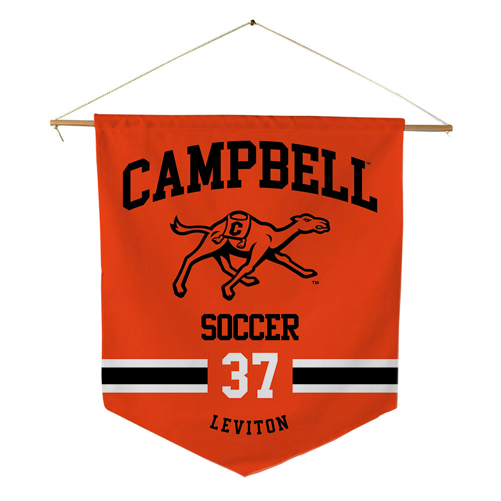 Campbell - NCAA Men's Soccer : Max Leviton - Pennant - 18" x 21"-0
