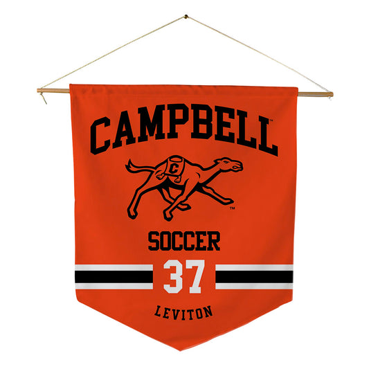 Campbell - NCAA Men's Soccer : Max Leviton - Pennant - 18" x 21"-0