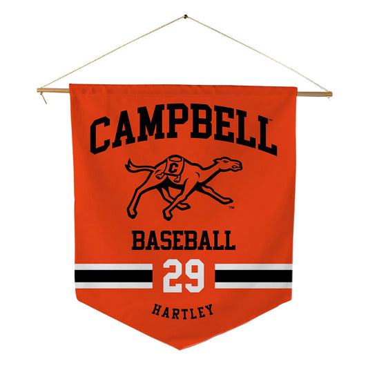 Campbell - NCAA Baseball : Wiley Hartley - Pennant - 18" x 21"-0