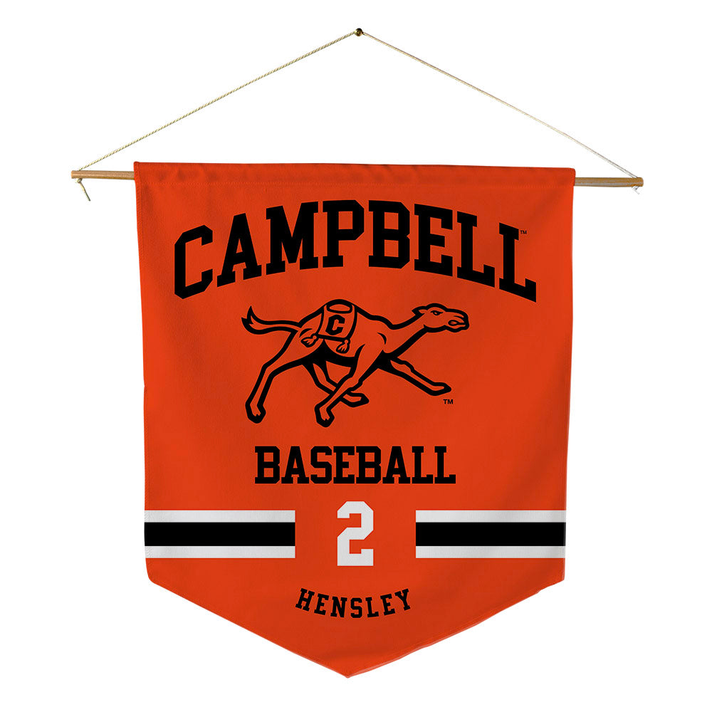 Campbell - NCAA Baseball : Connor Hensley - Pennant - 18" x 21"-0