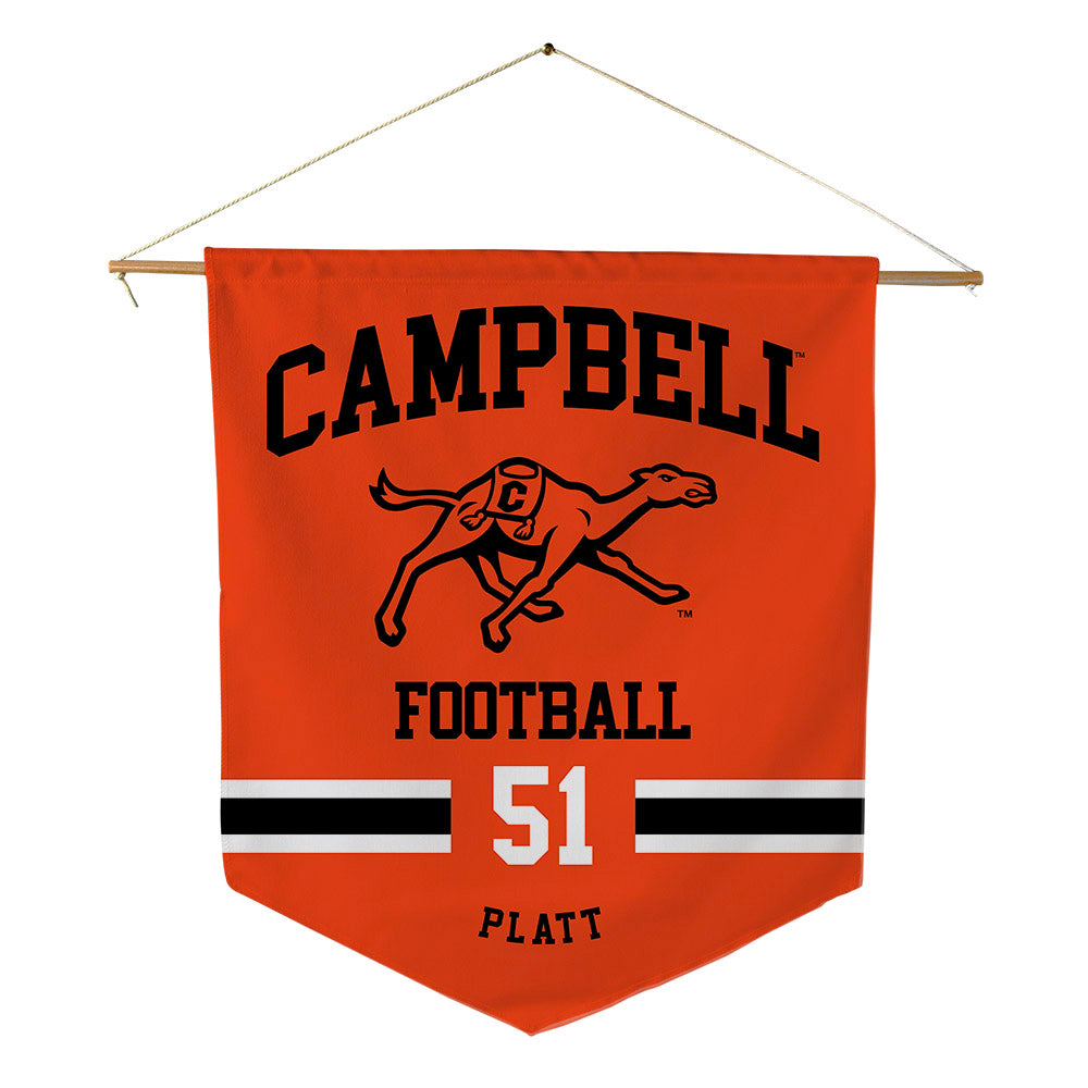 Campbell - NCAA Football : Julian Platt - Pennant - 18" x 21"-0