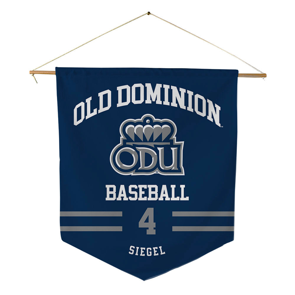 Old Dominion - NCAA Baseball : Bennett Siegel - Pennant - 18" x 21"-0