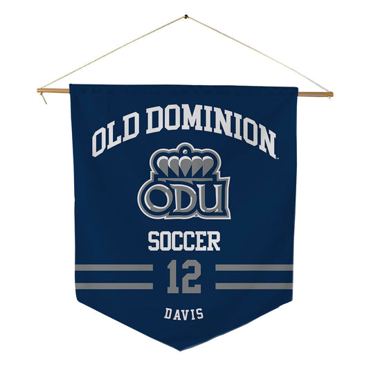 Old Dominion - NCAA Women's Soccer : Koto Davis - Pennant - 18" x 21"-0