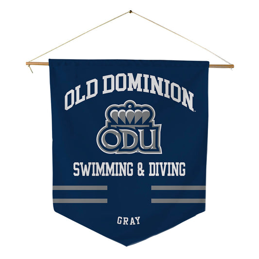 Old Dominion - NCAA Women's Swimming & Diving : Lauren Gray - Pennant - 18" x 21"-0