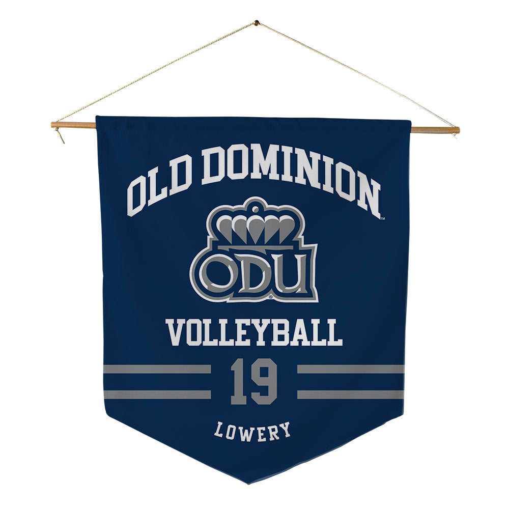 Old Dominion - NCAA Women's Volleyball : LeeAnne Lowery - Pennant - 18" x 21"-0