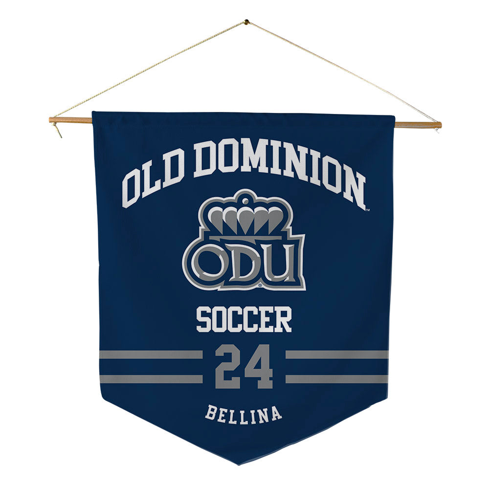 Old Dominion - NCAA Men's Soccer : Logan Bellina - Pennant - 18" x 21"-0