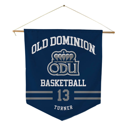 Old Dominion - NCAA Men's Basketball : Jared Turner - Pennant - 18" x 21"-0