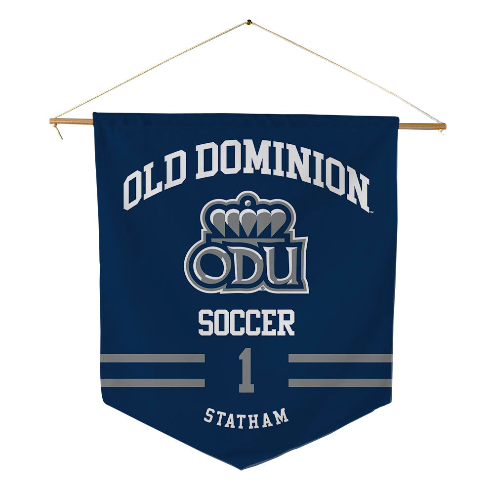 Old Dominion - NCAA Men's Soccer : Michael Statham - Pennant - 18" x 21"-0