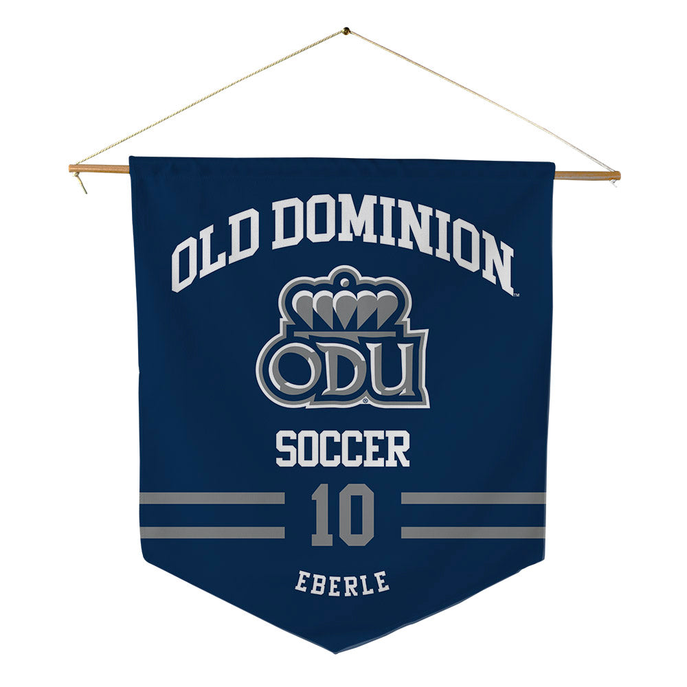 Old Dominion - NCAA Men's Soccer : Michael Eberle - Pennant - 18" x 21"-0