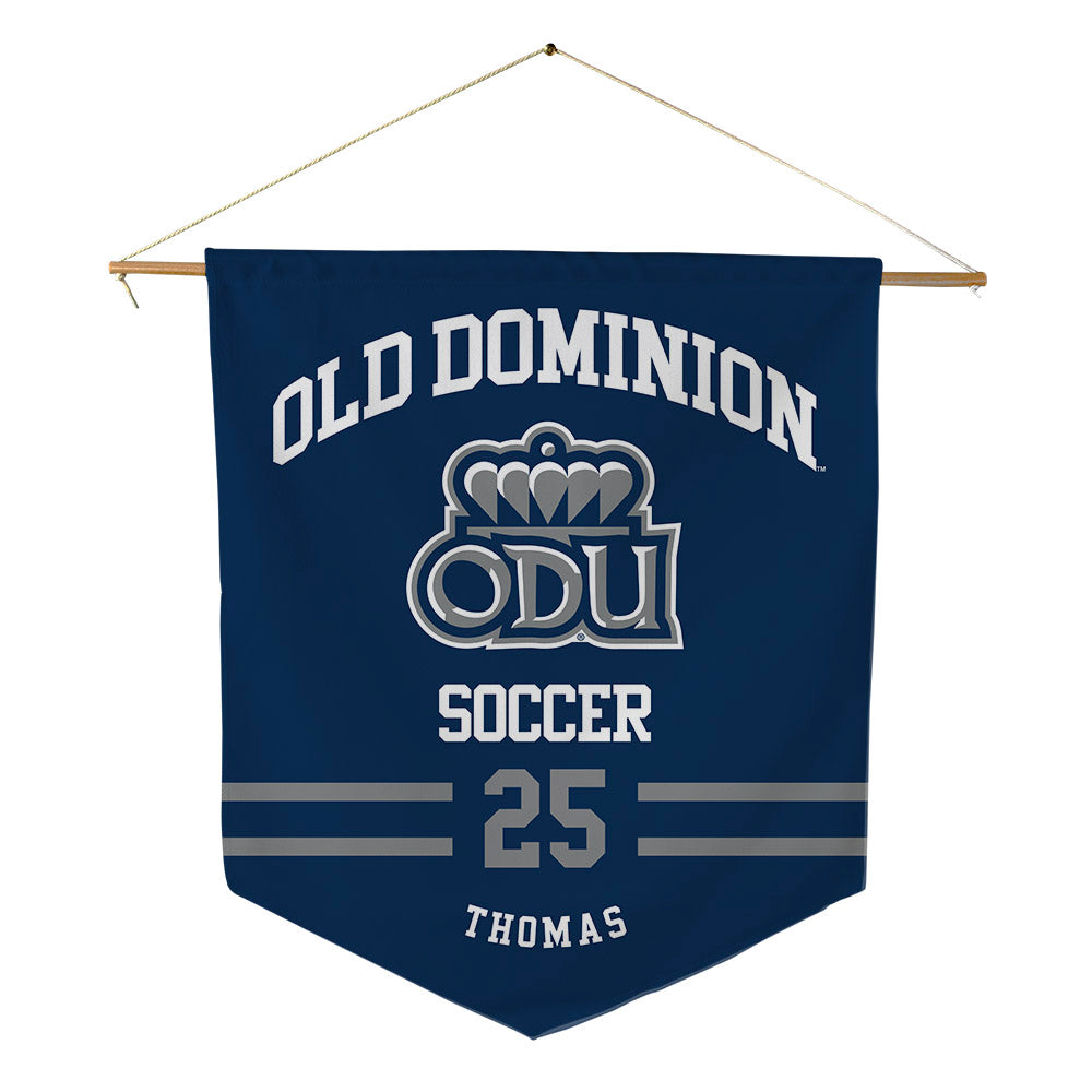 Old Dominion - NCAA Men's Soccer : Conor Thomas - Pennant - 18" x 21"-0